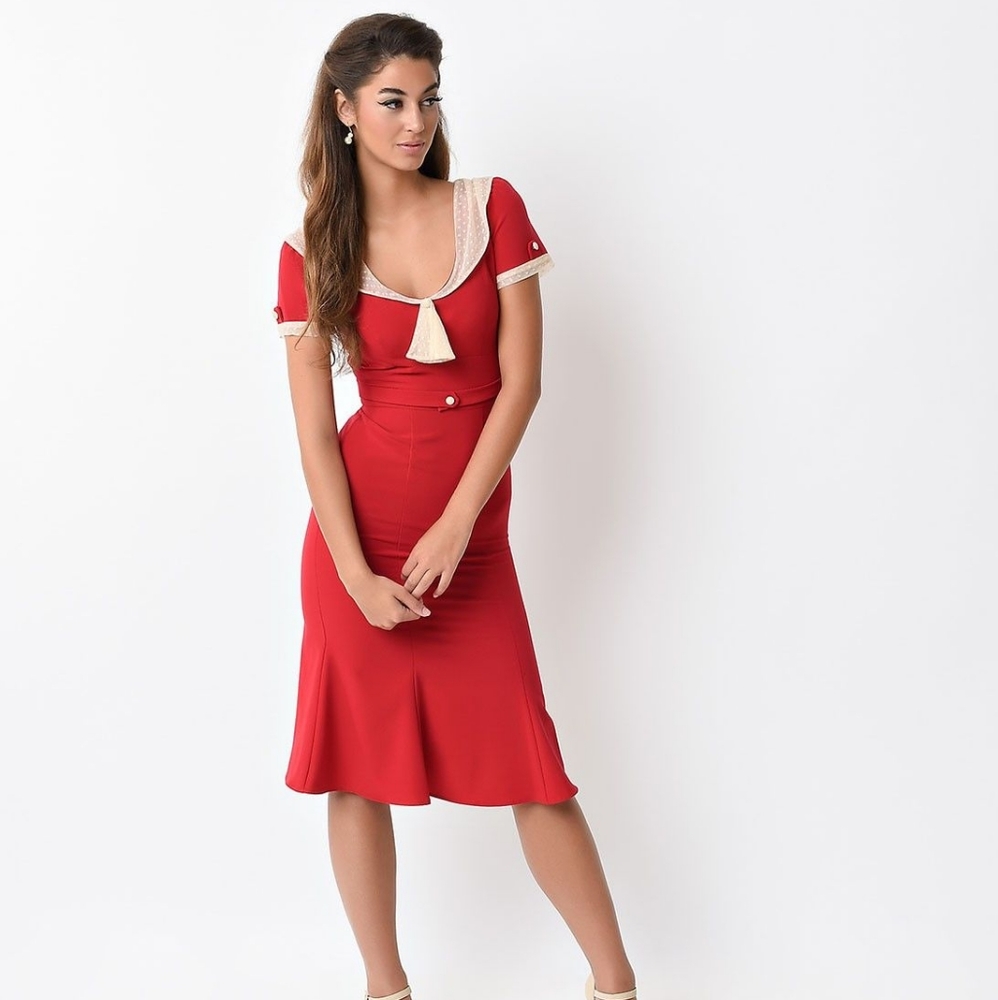 Stop Staring 1930s Railene dress